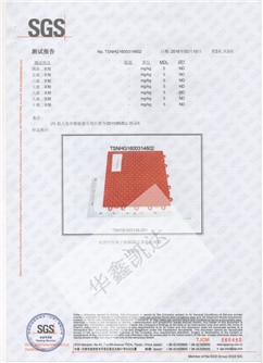 SGS检测报告