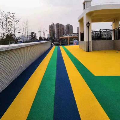 广州塑胶跑道 塑胶球场跑道 公园小区塑胶跑道施工铺装